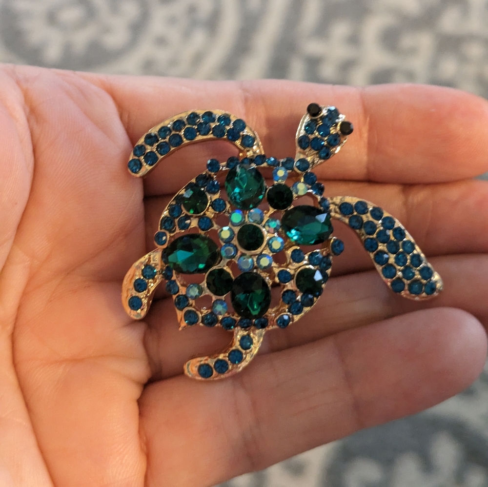 Turtle Brooch - Picture 6 of 7